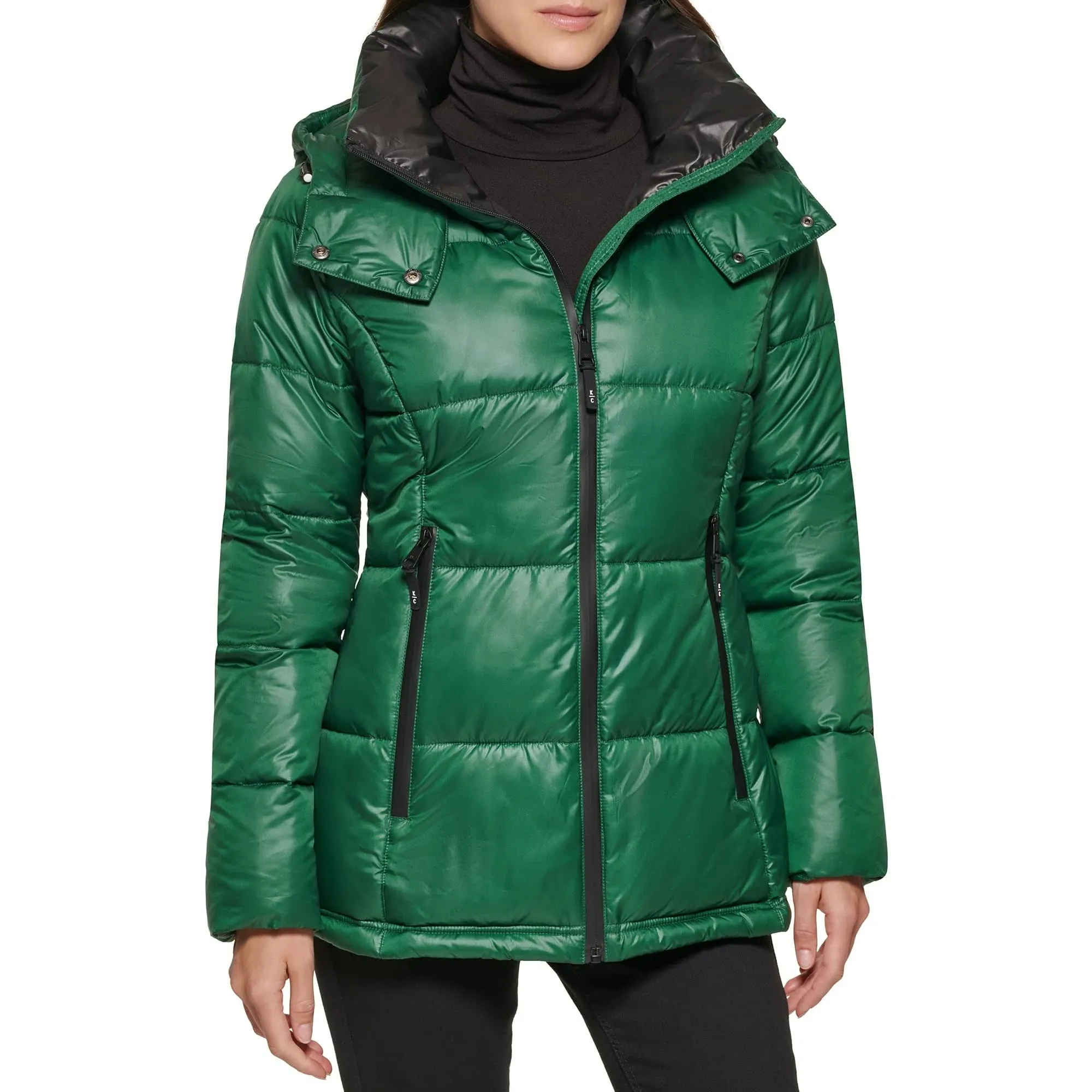 Kenneth Cole Women's Heavy Weight Down Puffer Jacket