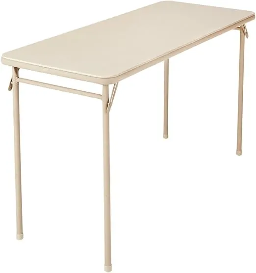 Cosco 20" x 48" Vinyl Top Folding Table