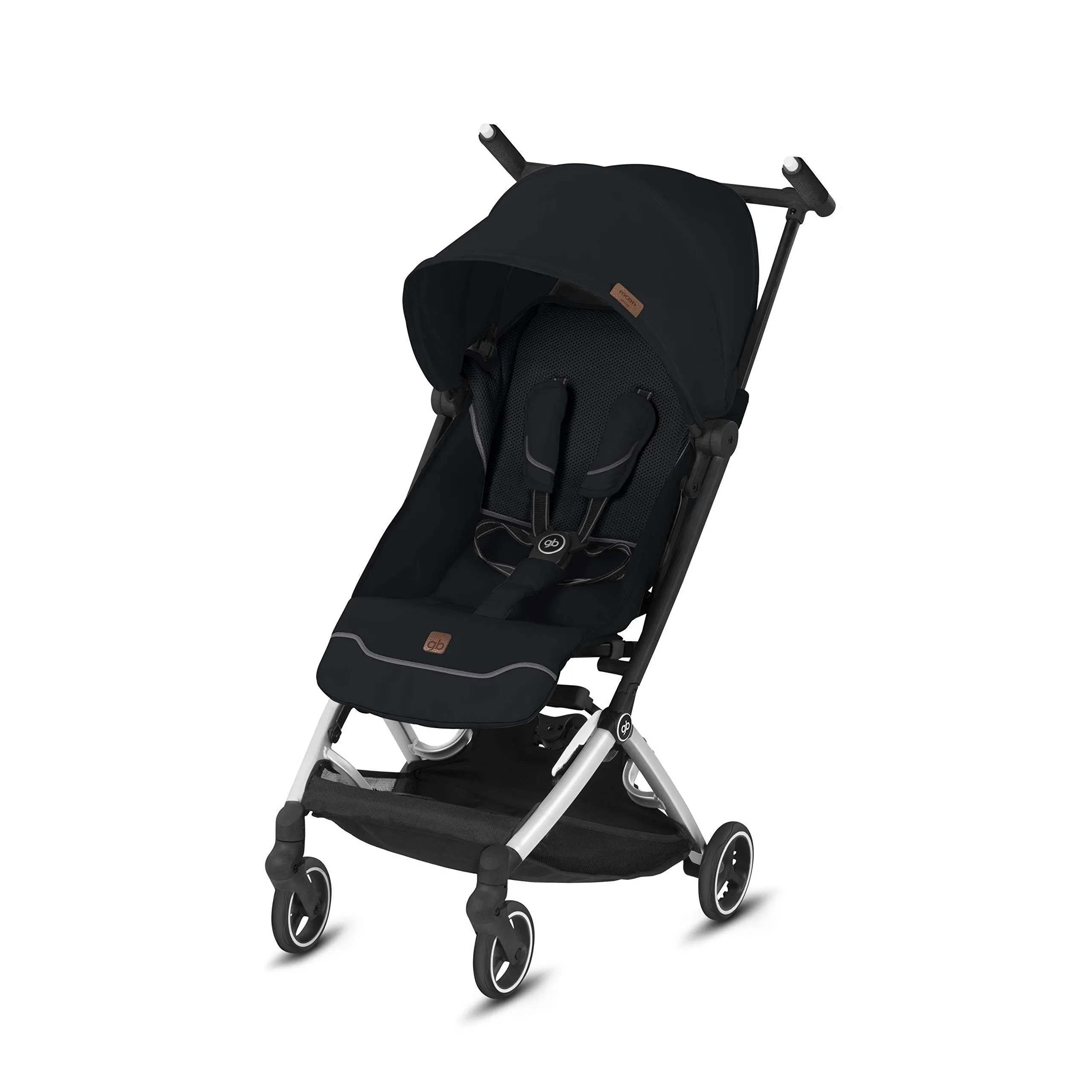 Carriola de paseo  GB Gold Pockit AIR Air satin black con chasis color negro