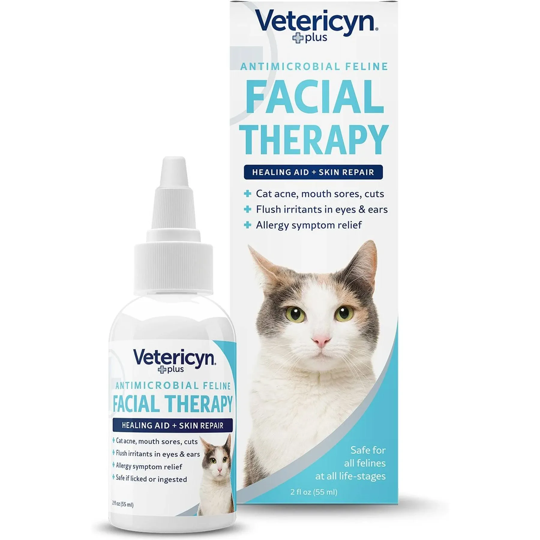 Vetericyn Plus Antimicrobial Feline Facial Therapy - 2.0 oz