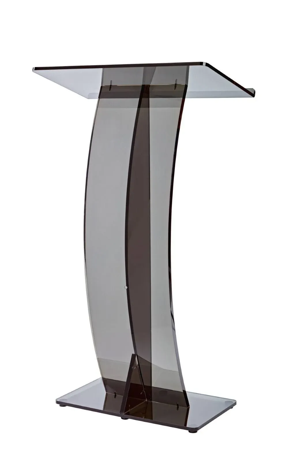 Alpine Industries ADI661-03-BLK - Speakers Podium Lectern, Floor Model, Slanted Top