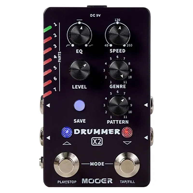 Mooer Drummer X2 Drum Machine Pedal