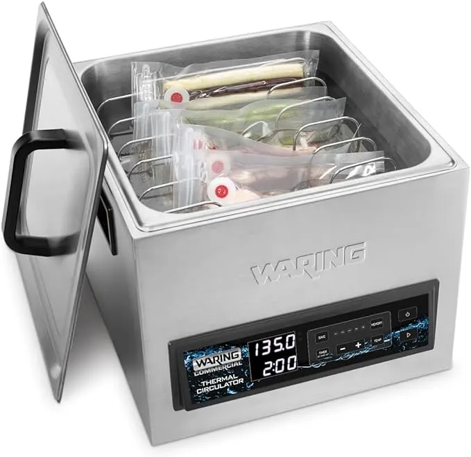 Waring Sous Vide Thermal Circulator Integrated Water Bath System, 16 Liter Capacity