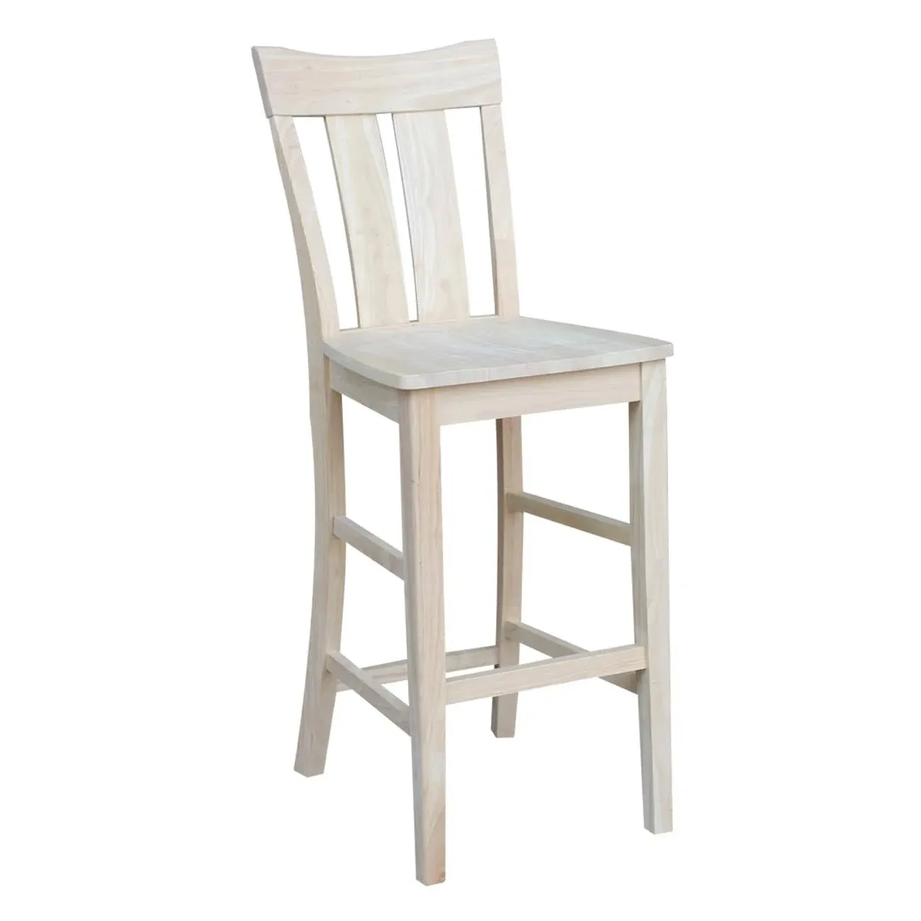 International Concepts Ava 30" Unfinished Bar Stool