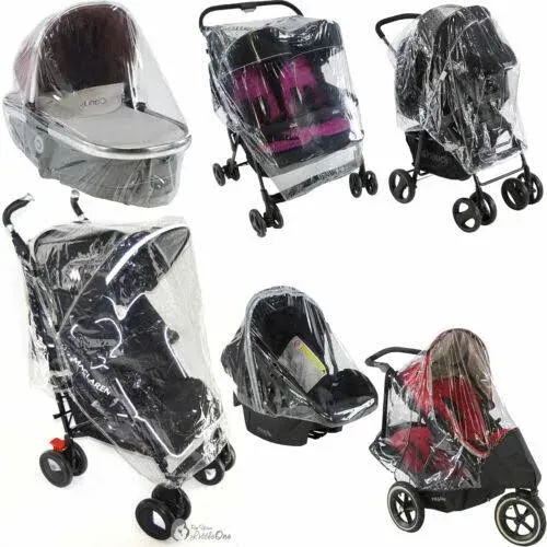 Rain Cover for Double Stroller,Universal Size Weather Shield for Side by Side Double Baby Stroller.