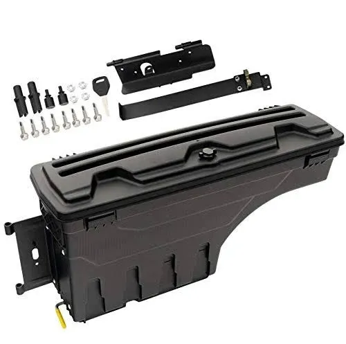 PIT66 Lockable Truck Bed Storage Toolbox, Compatible With Toyota Tundra 2007-...