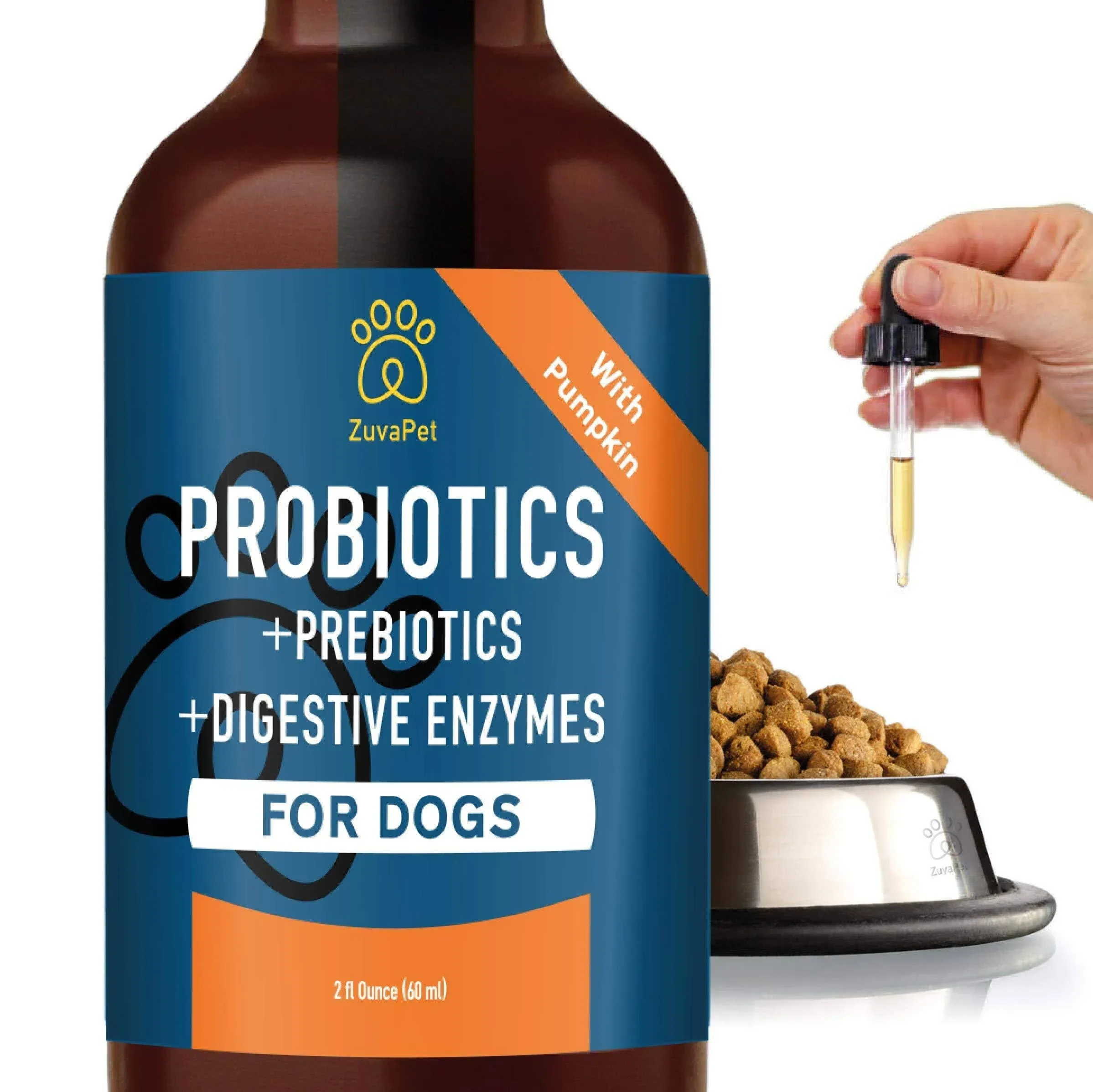 Probiotics for Dogs - Dog Probiotics for Diarrhea - Natural Digestive Enzymes for Upset Stomach Relief + Gas, Constipation Health & Itch Relief - Prebiotic Pet Supplies - 120 Servings