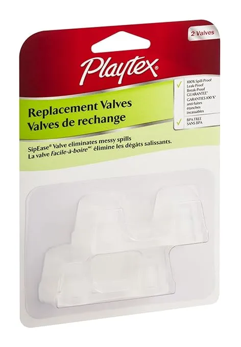 Playtex Spill-Proof Cup Replacement Valves - 1 Pack Of 2 Count