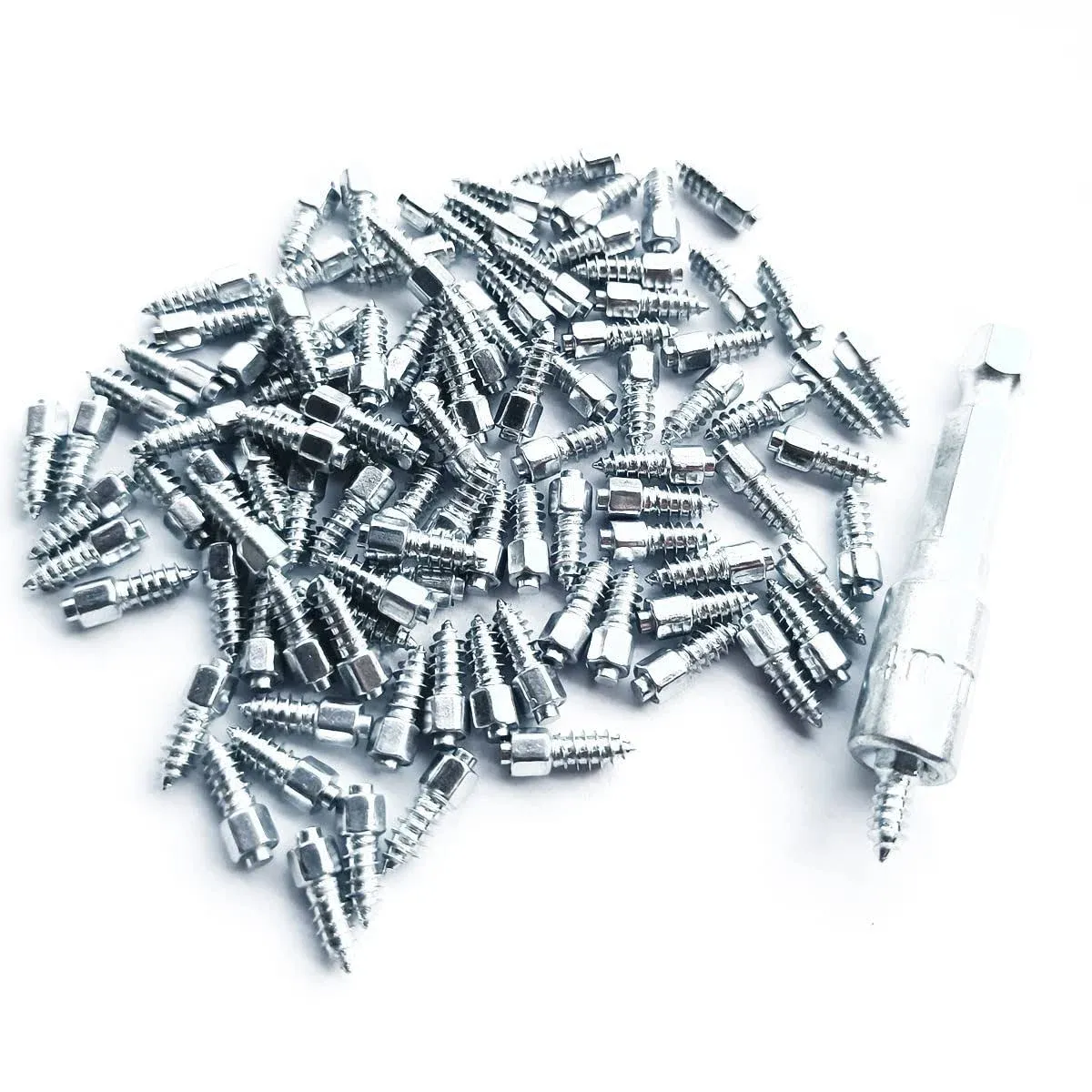 Aupartuds 12mm Tire Studs for ATV 200pcs Carbide Screw Anti-Slip Studs for ...