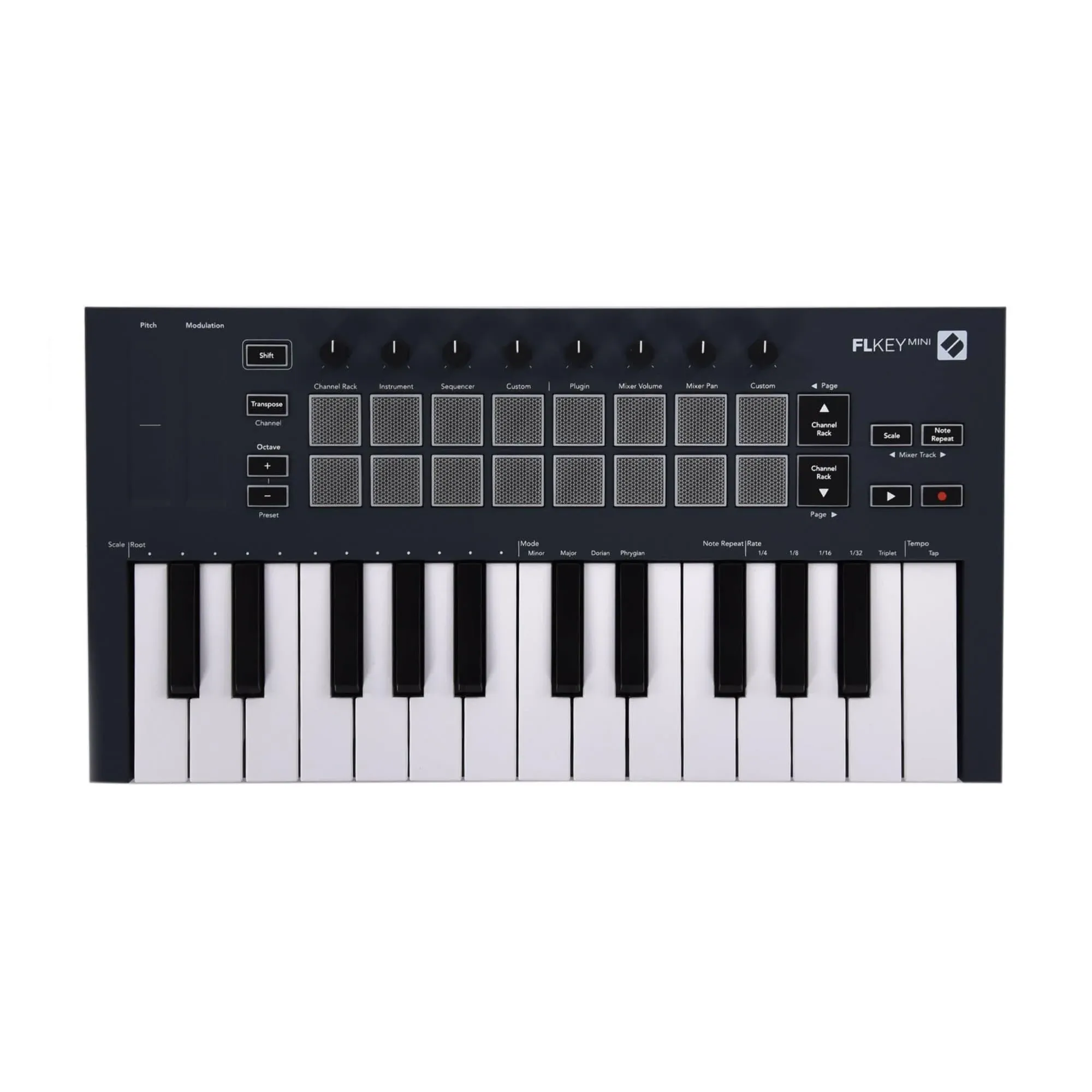 Novation FLkey Mini 25-Key Midi Controller Keyboard for fl Studio