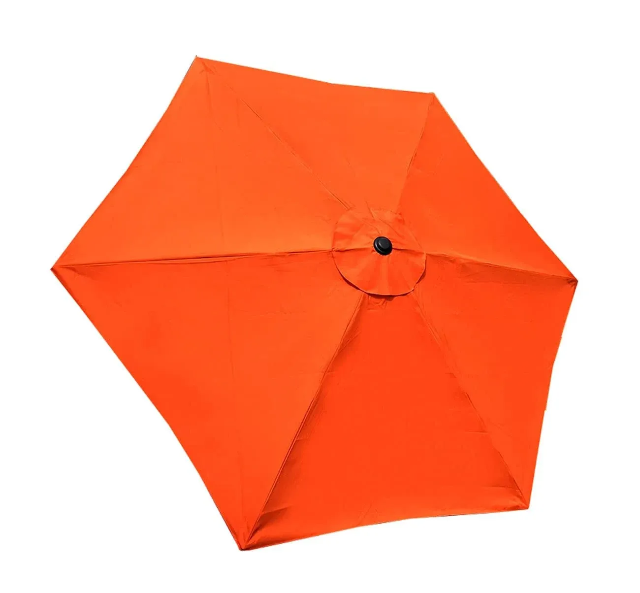 Replacement STRONG & THICK Umbrella Canopy for 9ft 6 Ribs (Canopy Only) (TANGO ORANGE)