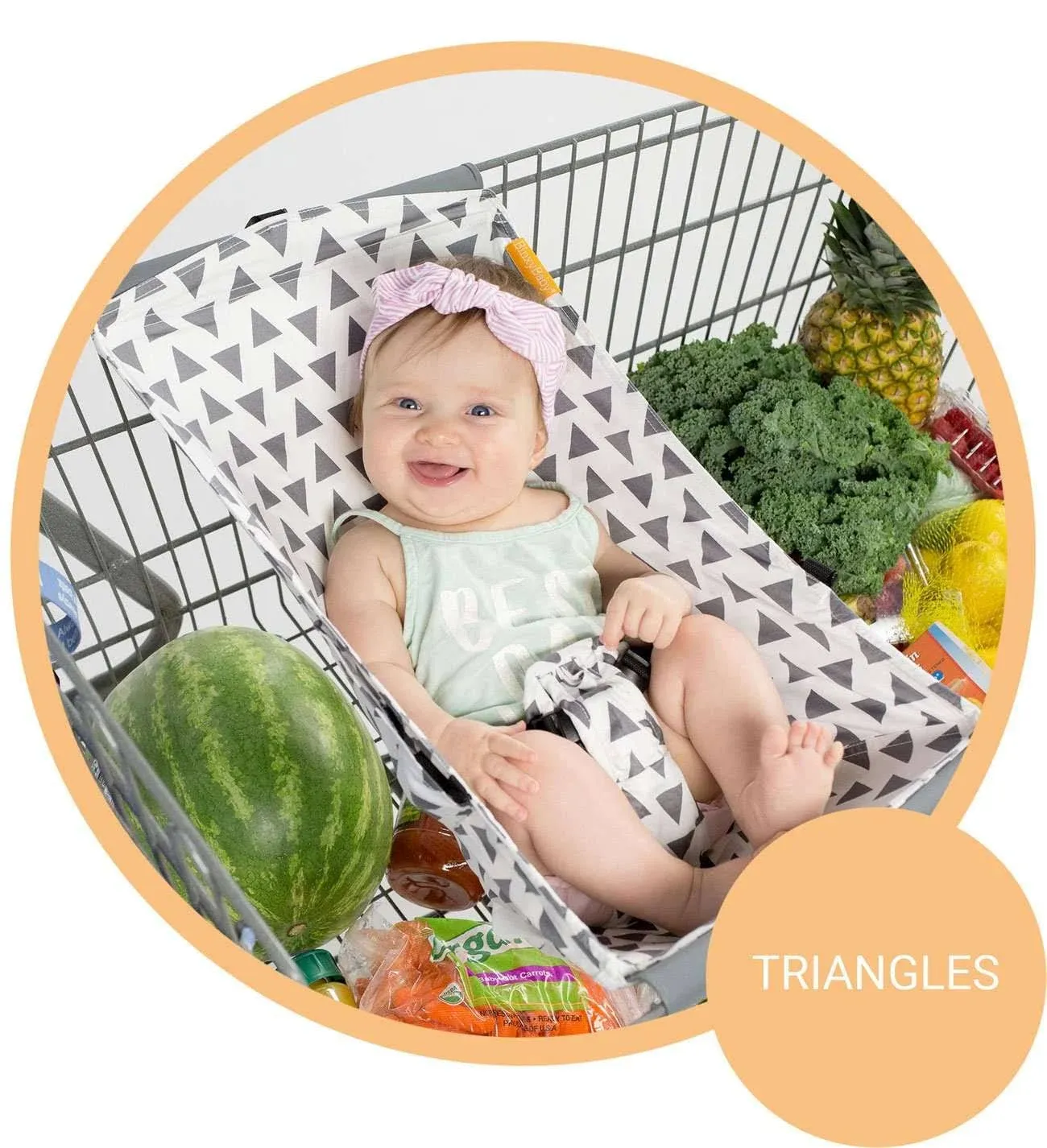 Binxy Baby - Shopping Cart Hammock - Triangles