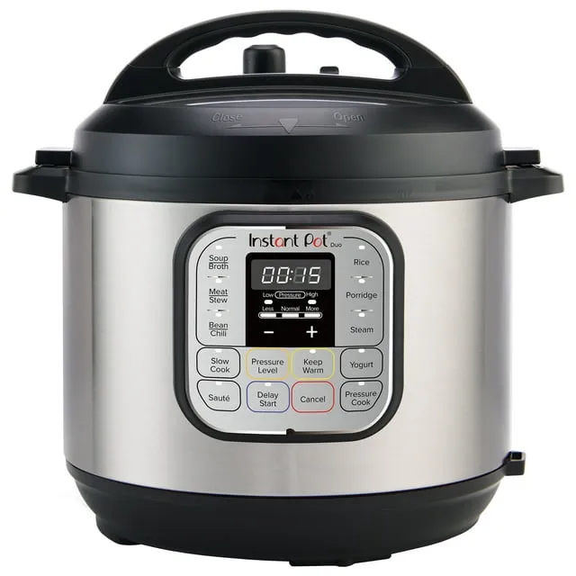 Instant Pot Duo 7-in-1 Electric Pressure Cooker, Slow Cooker, Rice Cooker, Steamer, Sauté, Yogurt Maker, Warmer & Sterilizer, Includes App With Over 800 Recipes, Stainless Steel, 3 Quart