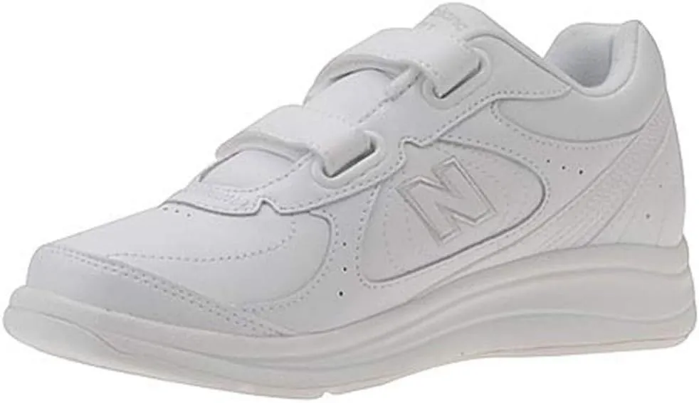 New Balance WW577 Hook and Loop (White) Women's Walking Shoes