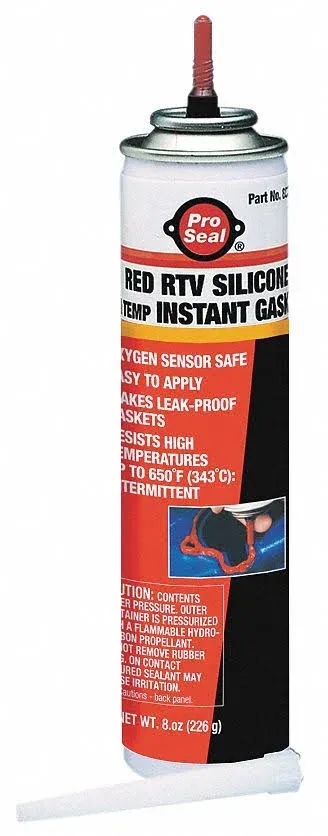 N80729 Hi-Temp RTV Silicone Instant Gasket, Red