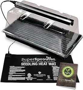 Super Sprouter Premium Heated Propagation Kit w/ T5 Light