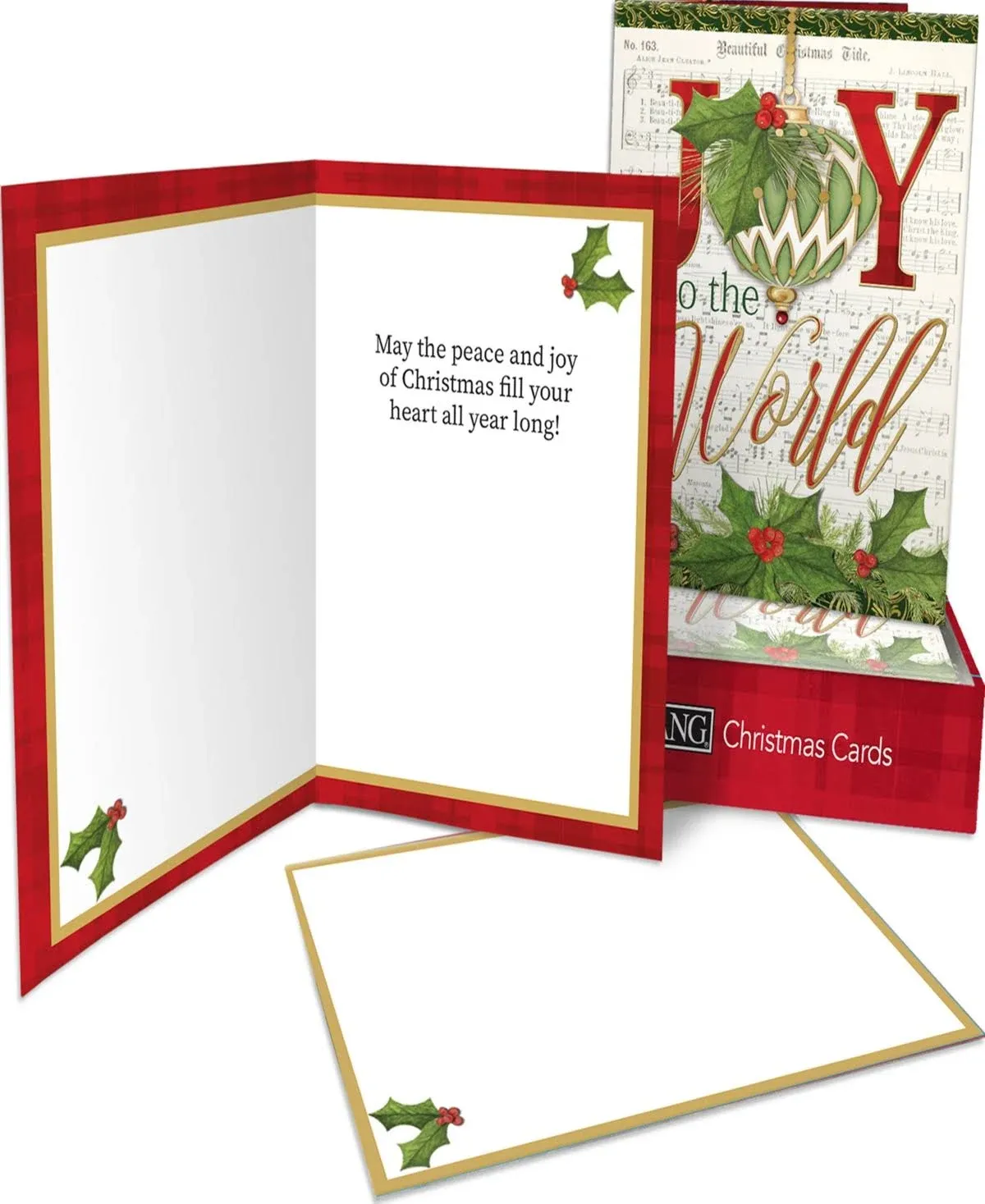 Joy to the World, Petite Christmas Cards, Set of 12