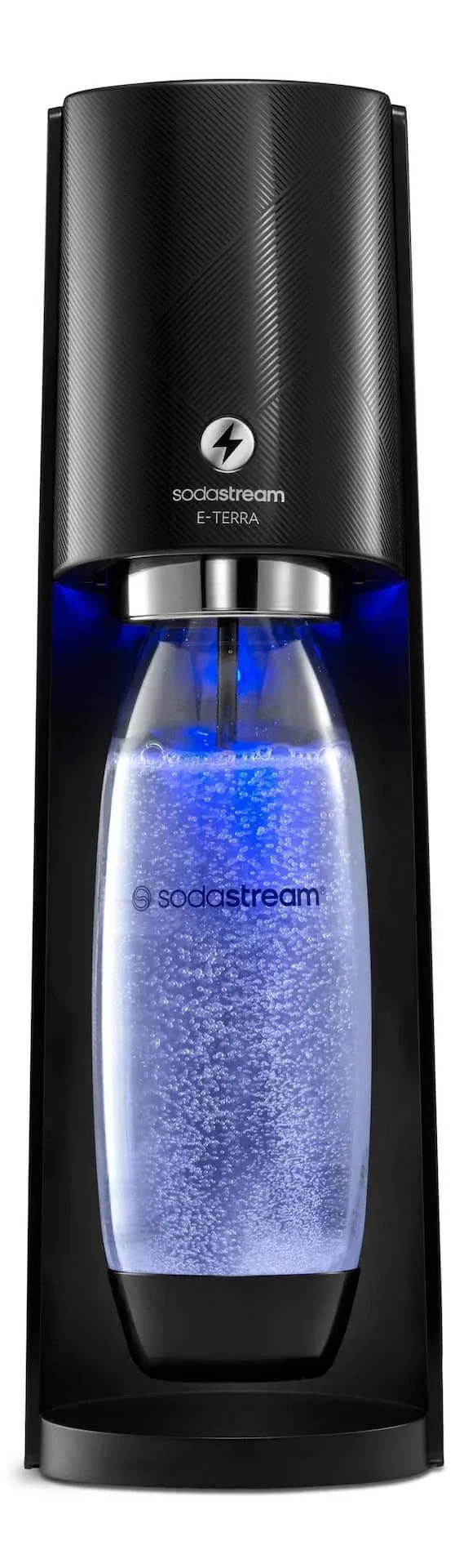 SodaStream E-TERRA Sparkling Water Maker (White) with CO2, Carbonating Bottle, and Pepsi® Zero Sugar Mix