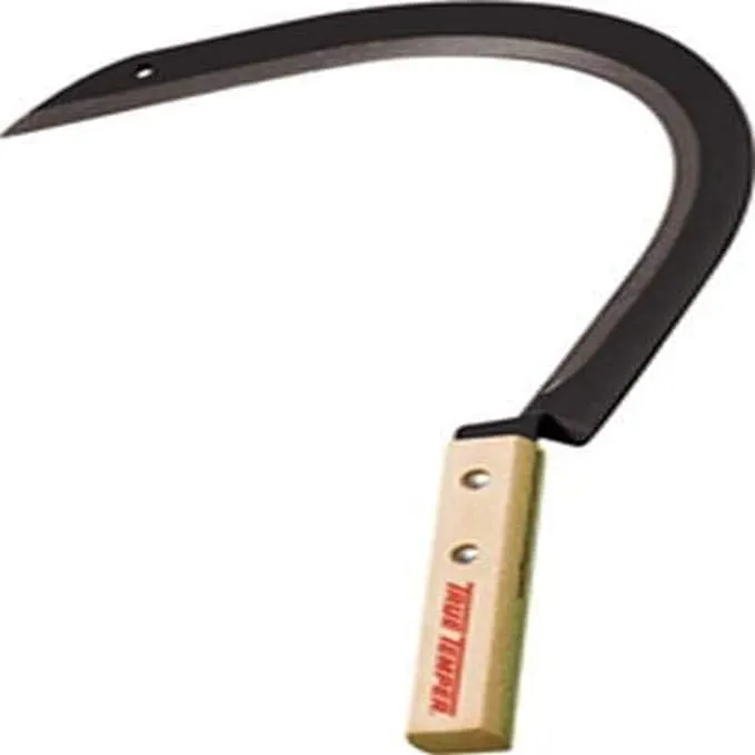 Razorback 995053 16" X 12" X 1.5" Grass Hook with Short Wood Handle, No Size 