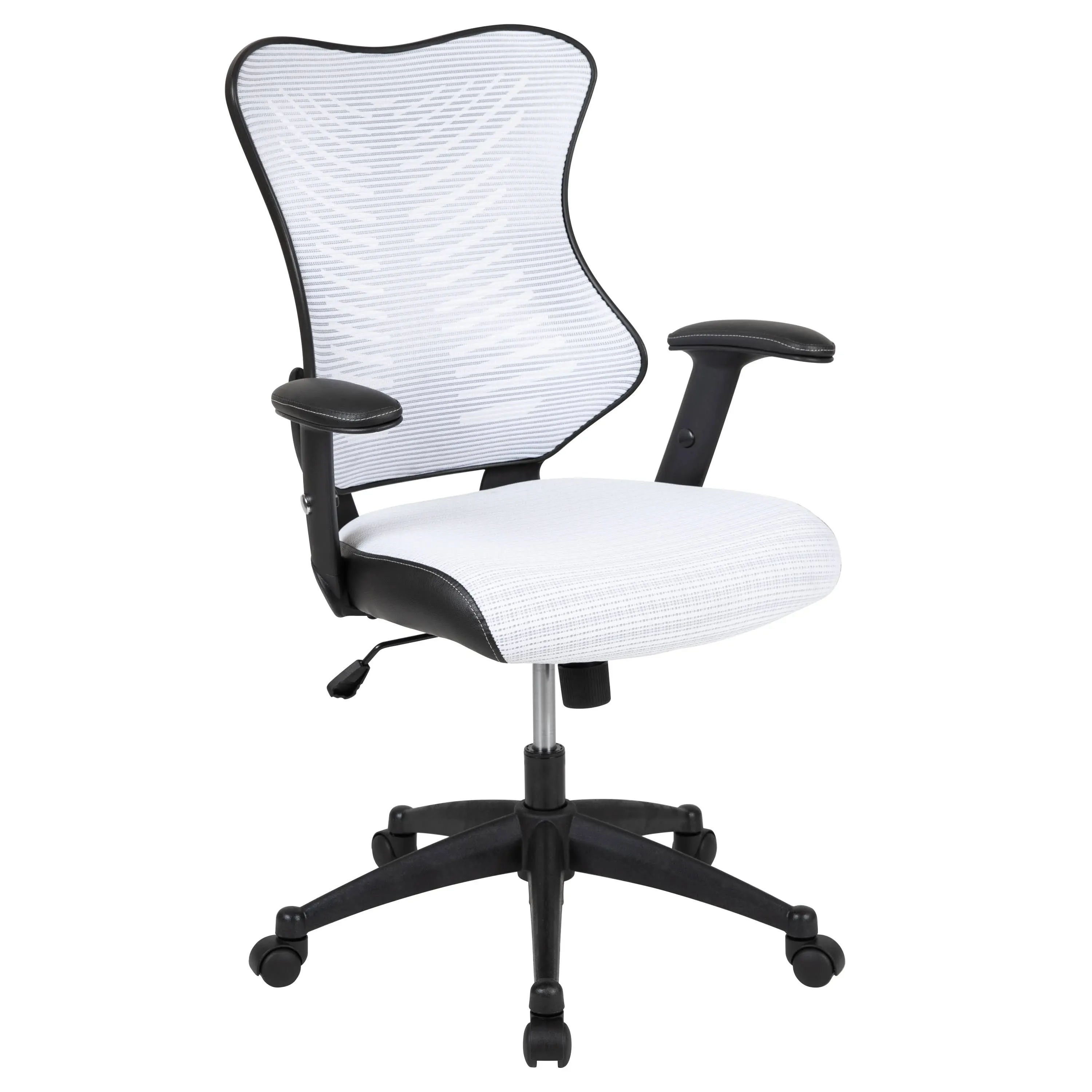 Flash Furniture High Back Designer Mesh Executive Swivel Ergonomic Office Chair with Adjustable Arms BL-ZP-806