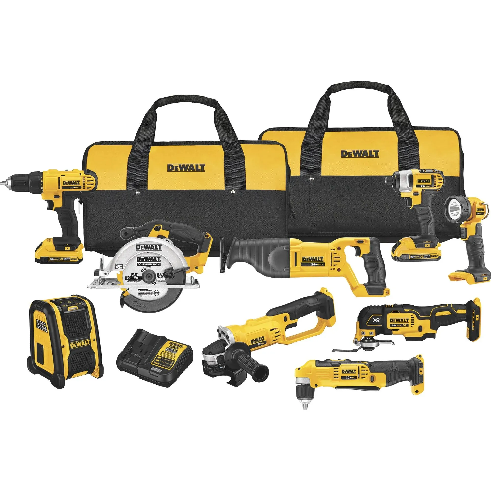 DeWalt DCK940D2 20V MAX* 9-Tool Combo Kit