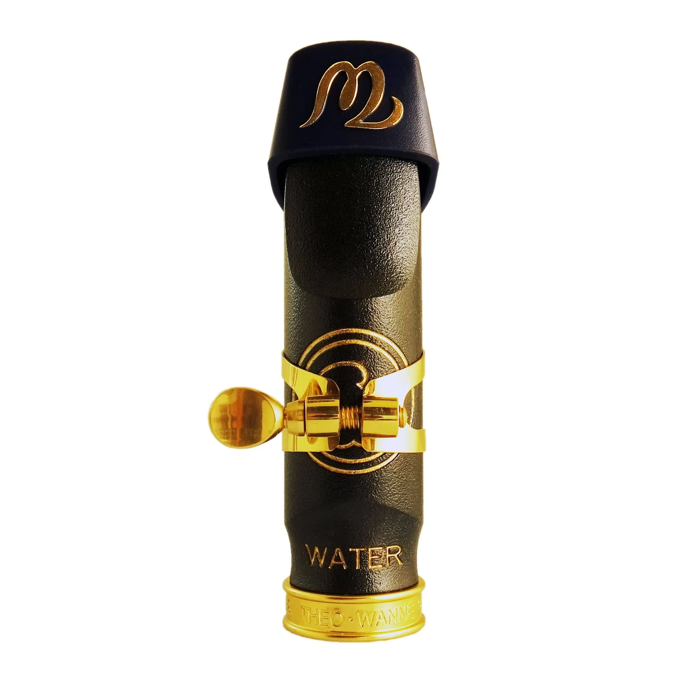 Theo Wanne Water Alto Saxophone Mouthpiece - Versatile Traditional sound - Great for All Styles - Small-Chamber & Throat – special Black A.R.T Material