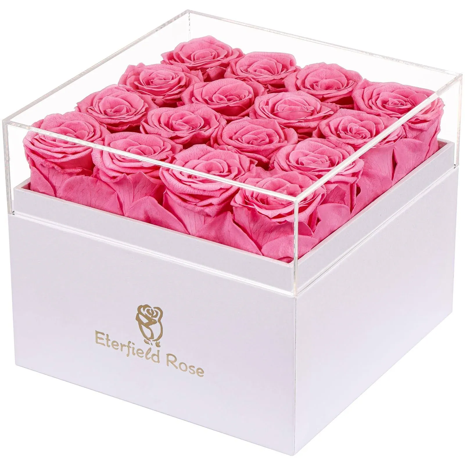 Forever Flowers Preserved Flowers for Delivery Real Roses That Last Over a Ye...