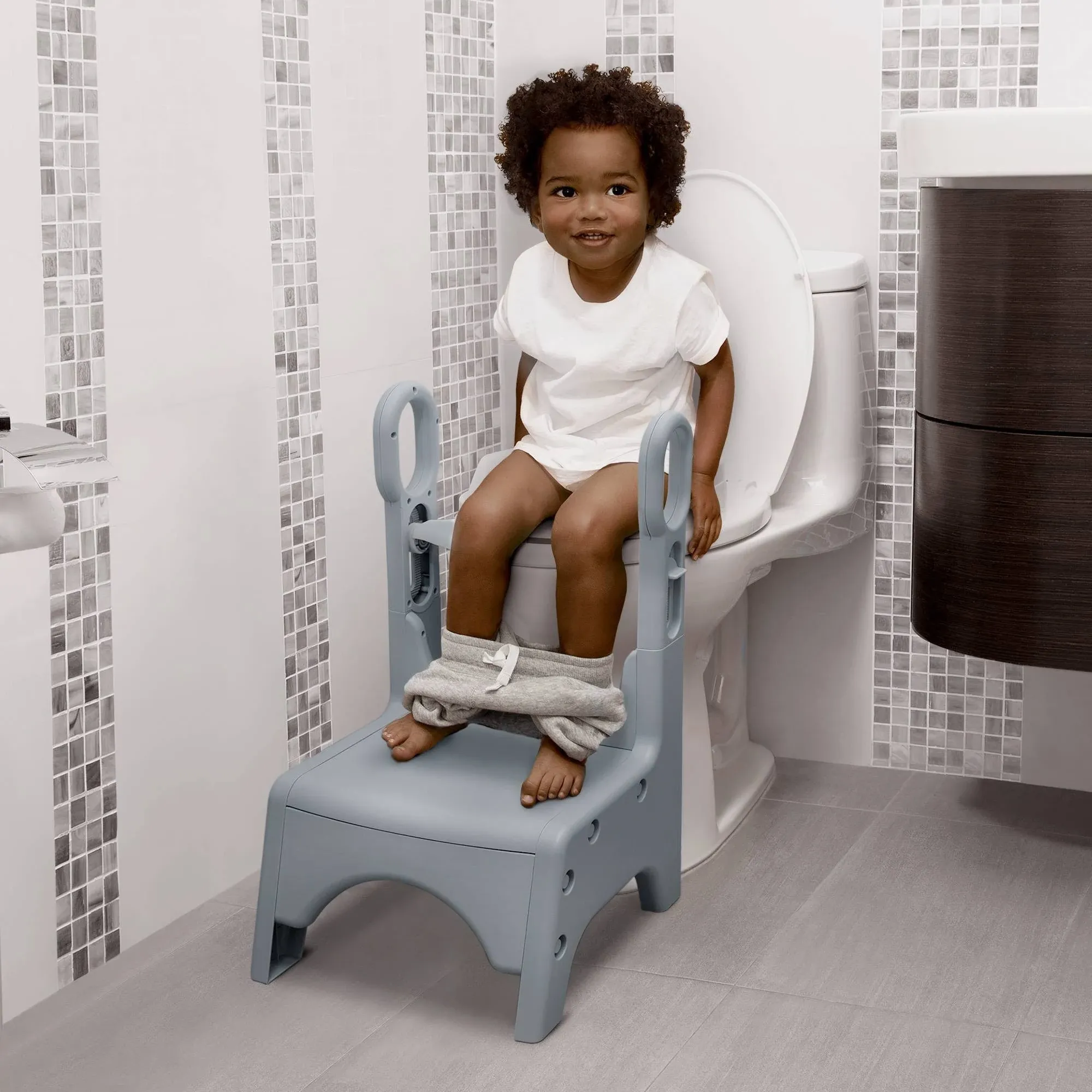 Little Jon-EE Adjustable Potty Seat and Step Stool