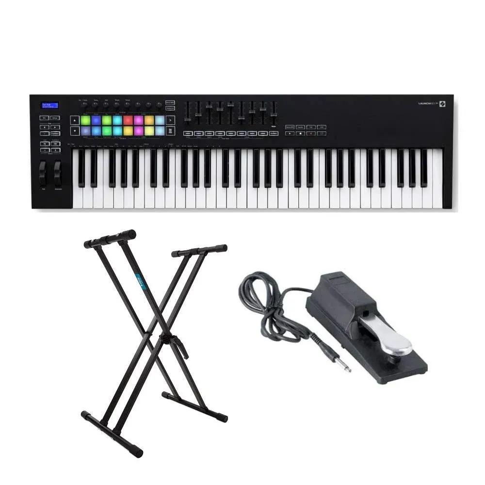 Novation Launchkey MK3 61-Key USB Midi Keyboard Controller Bundle