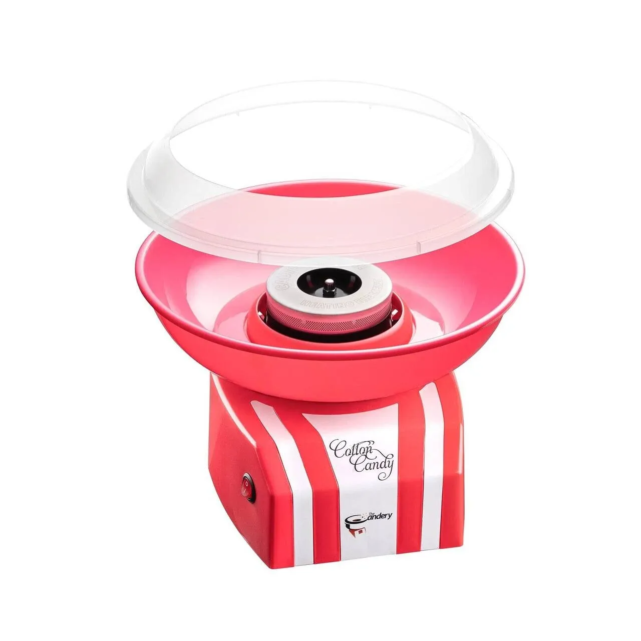 The Candery Cotton Candy Machine - Bright, Colorful Style- Makes Hard Candy ...