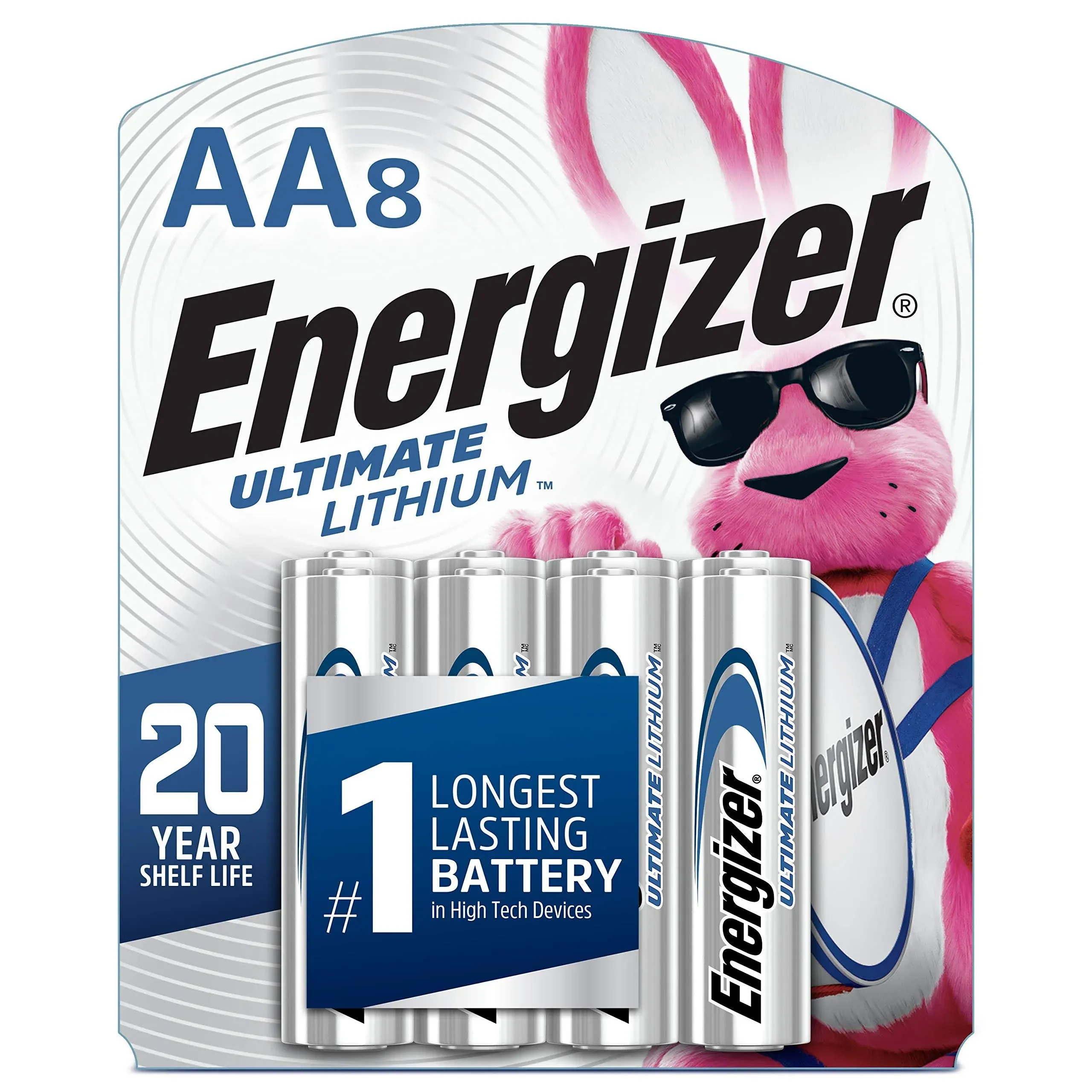 Energizer Ultimate Lithium - Batteries AA 8-Pack