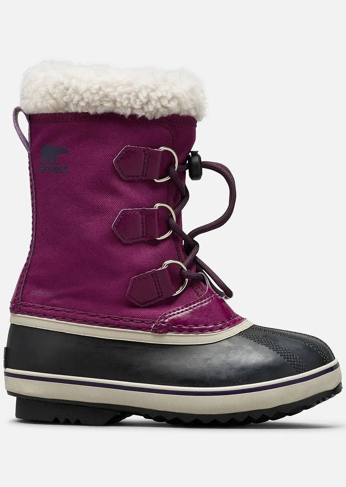 Sorel Youth Yoot Pac Nylon Boot - 7 - Wild Iris / Dark