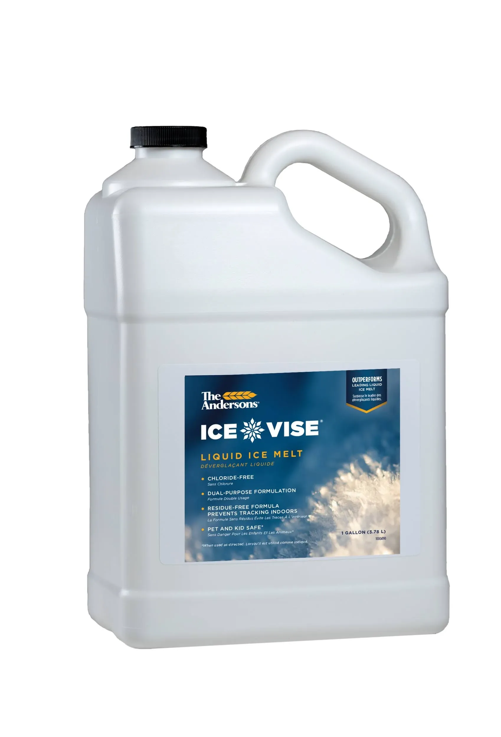 The Andersons Ice Vise Professional-Grade, Non-Toxic, Pet Safe, and Chloride-Free Liquid Ice Melt