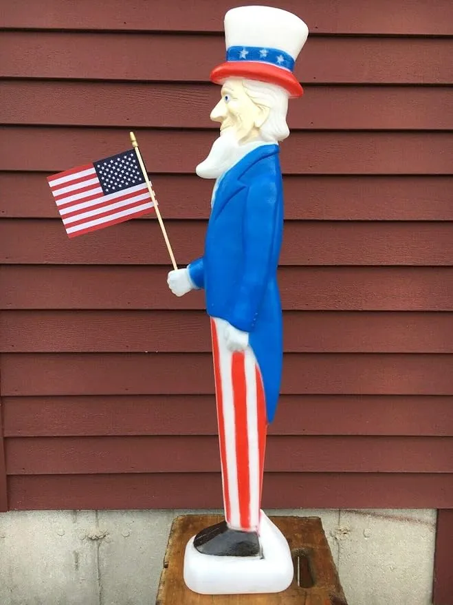 Union Uncle Sam Blow Mold New