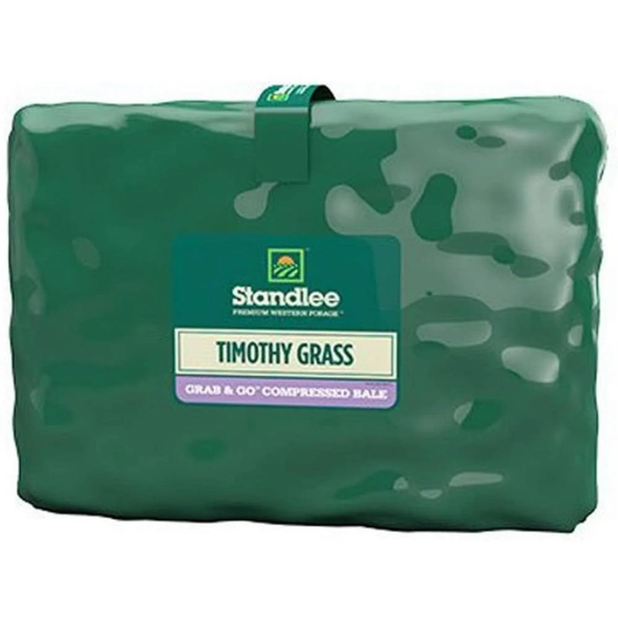 Standlee Premium Western Forage Premium Timothy Grab and Go Compressed Hay Bale, 50 lb.