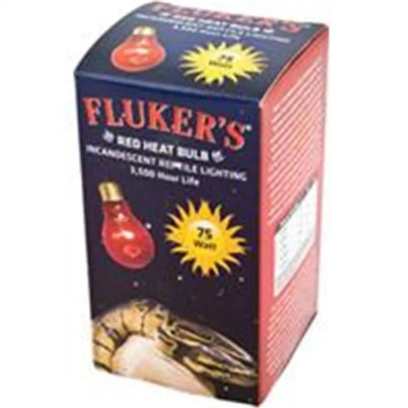 Fluker's Incandescent Red Heat Bulbs for Reptiles, 75 Watt