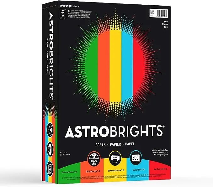 Astrobrights Colored Paper