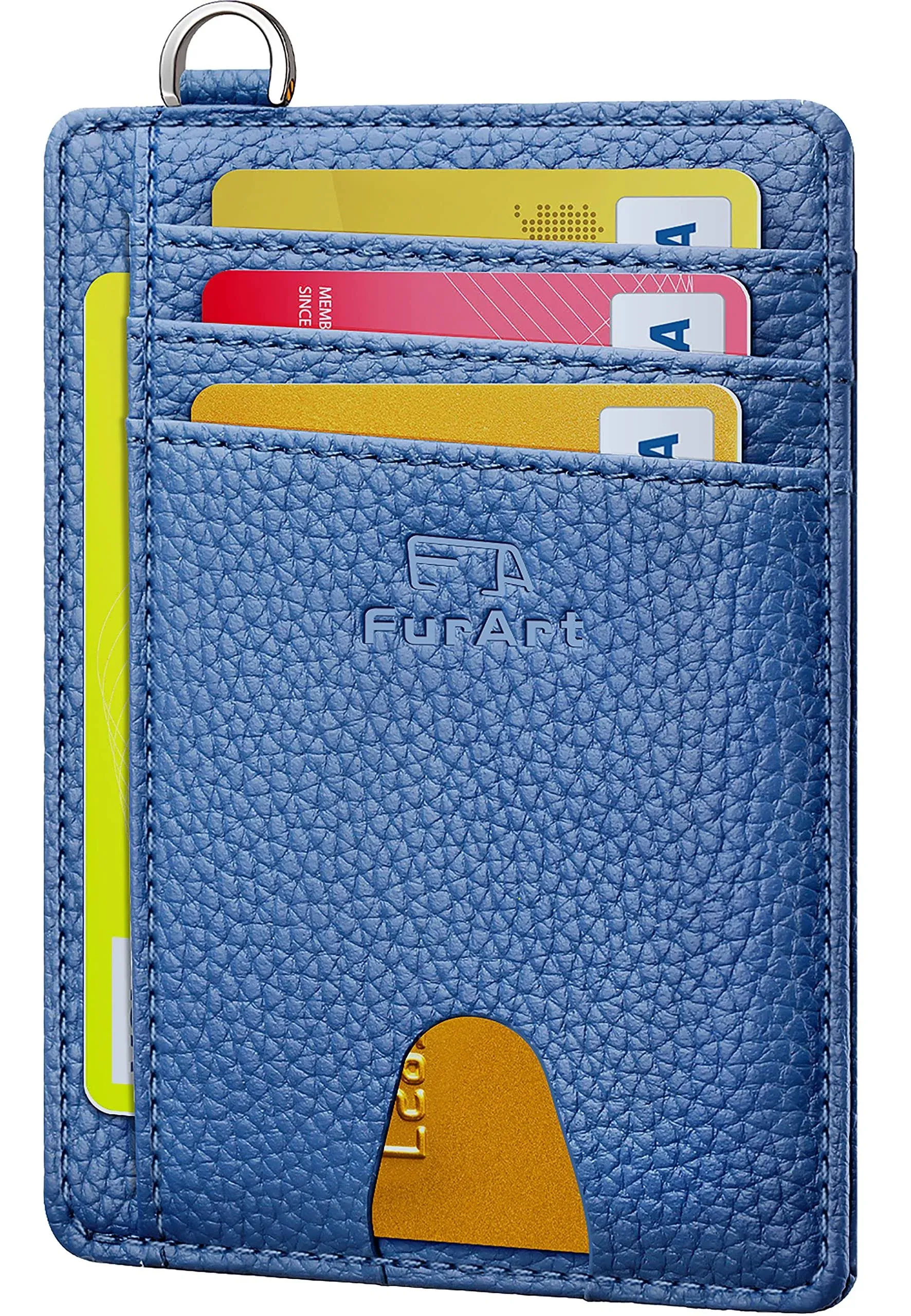 FurArt Slim Minimalist Wallet, Front Pocket Wallets, RFID Blocking, Credit Card Holder for Men & Women