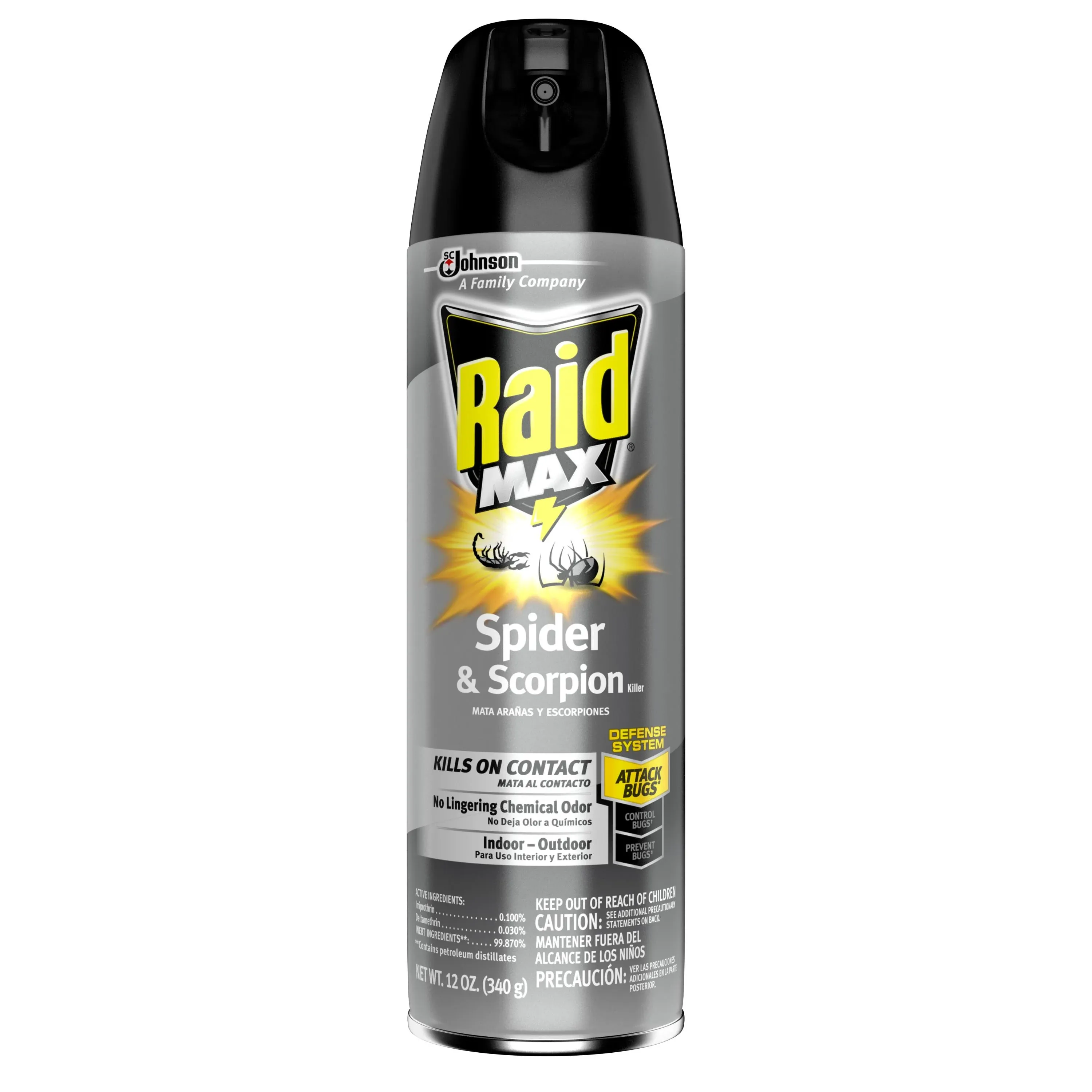 Raid Max Spider & Scorpion Killer, Indoor/Outdoor - 12 oz