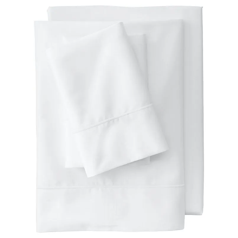 Lands' End 400 Thread Count Premium Supima Cotton No Iron Sateen Sheet Set