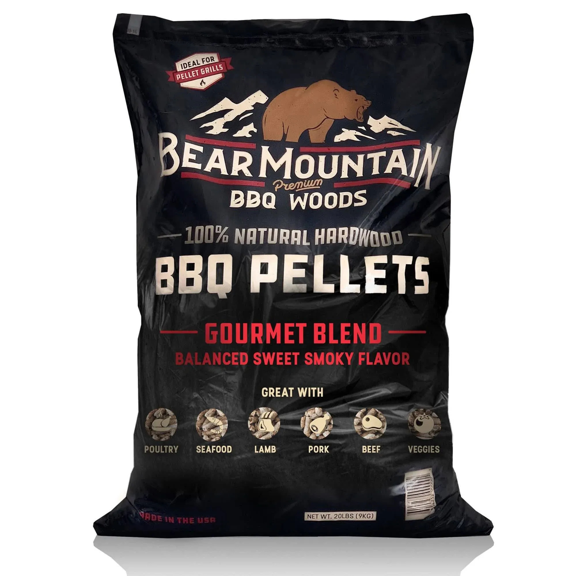 Bear Mountain BBQ All Natural Hardwood Smoker Pellets