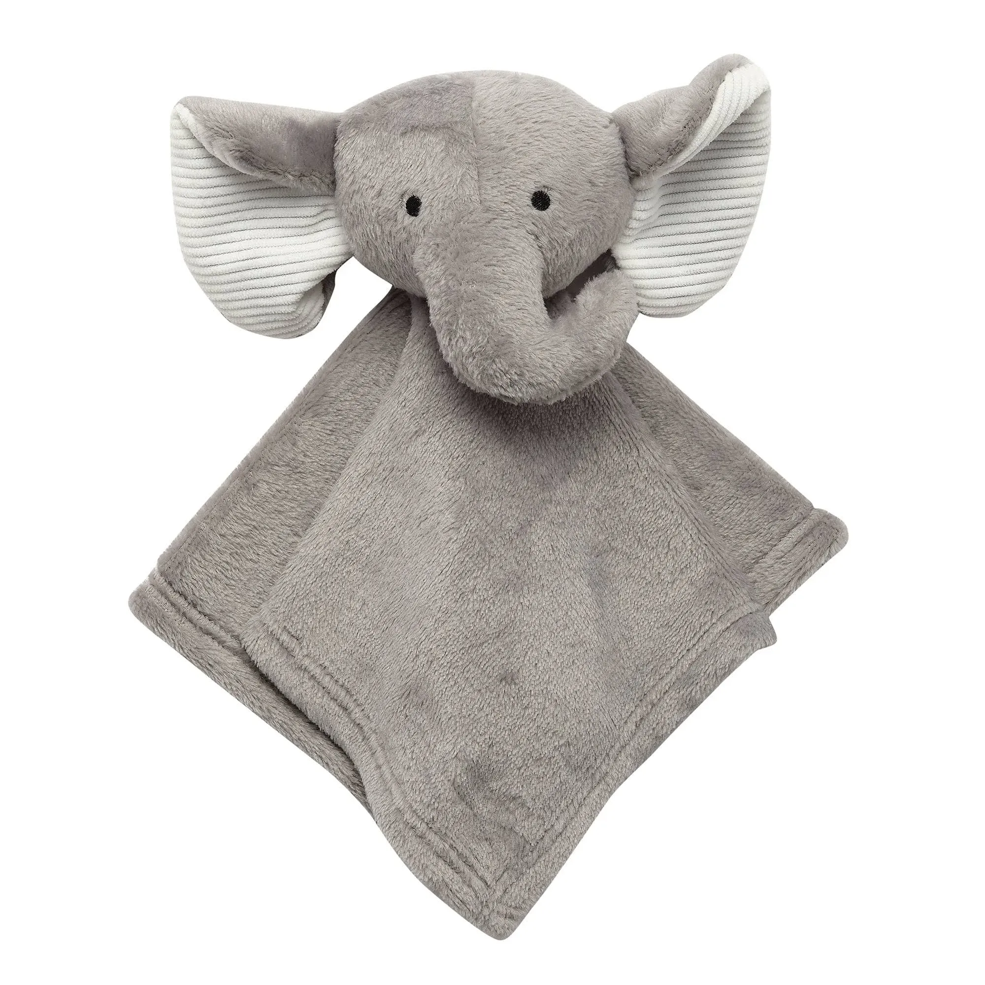 Lambs & Ivy Gray Elephant Soft Baby/Child/Toddler Plush Lovey Security Blanket