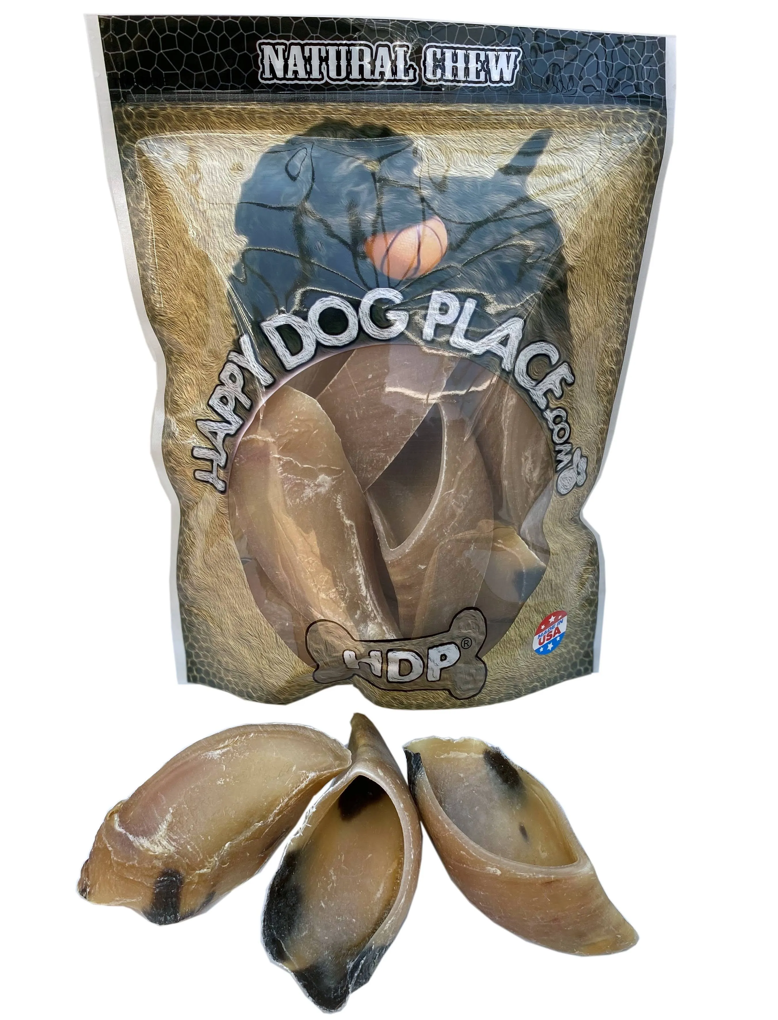 HDP Large Hooves Naturals Made in USA Size:1 LB Flavor:Natural