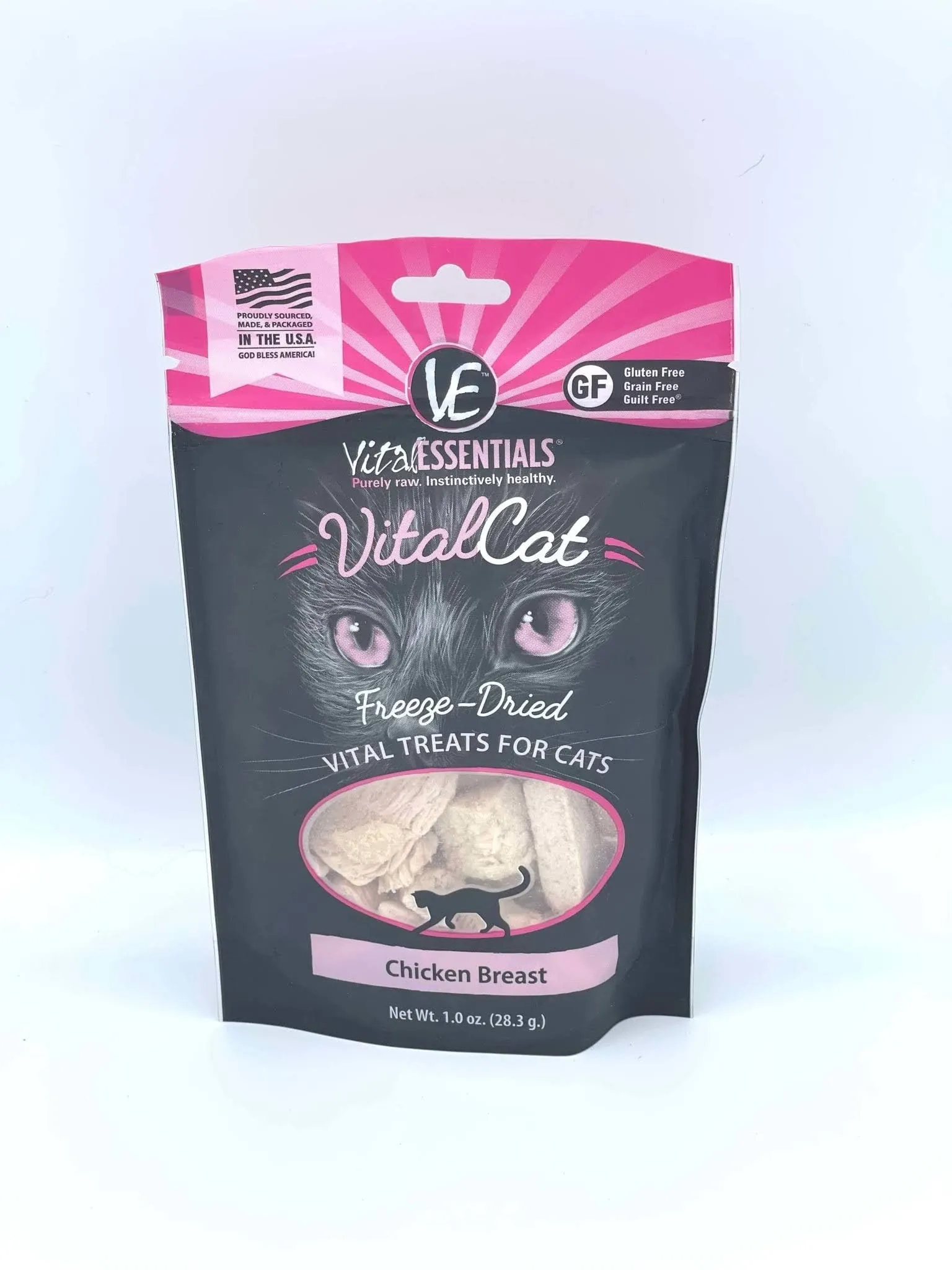 Vital Essentials Vital Cat Freeze Dried Grain Free Chicken Giblets Cat Treats