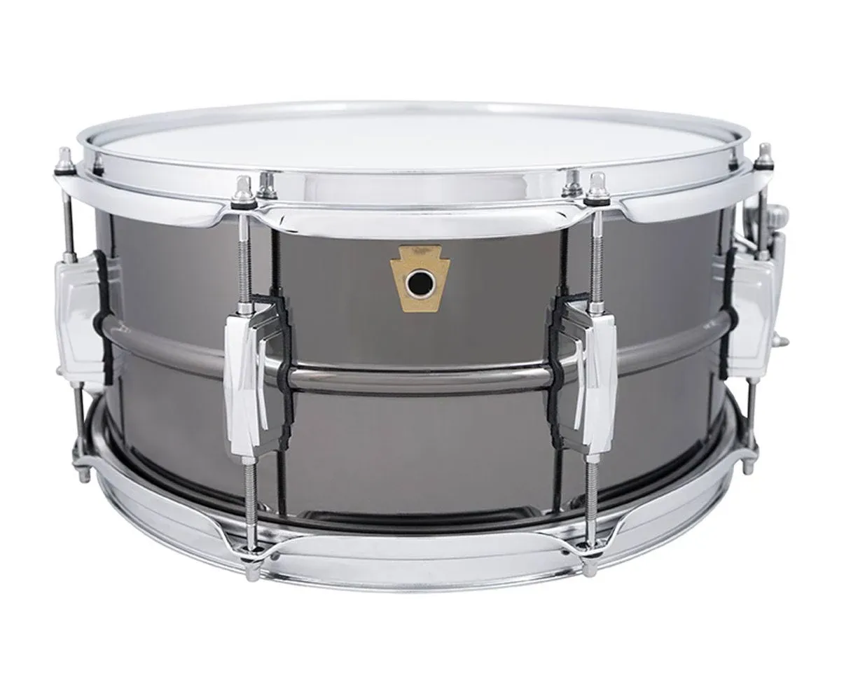 Ludwig 6.5x14 8-Lug Black Beauty Snare Drum