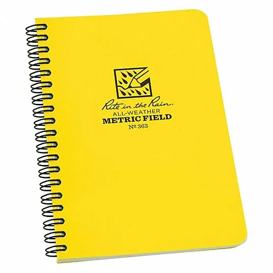 Rite in The Rain 363 Metric Field Spiral Notebook