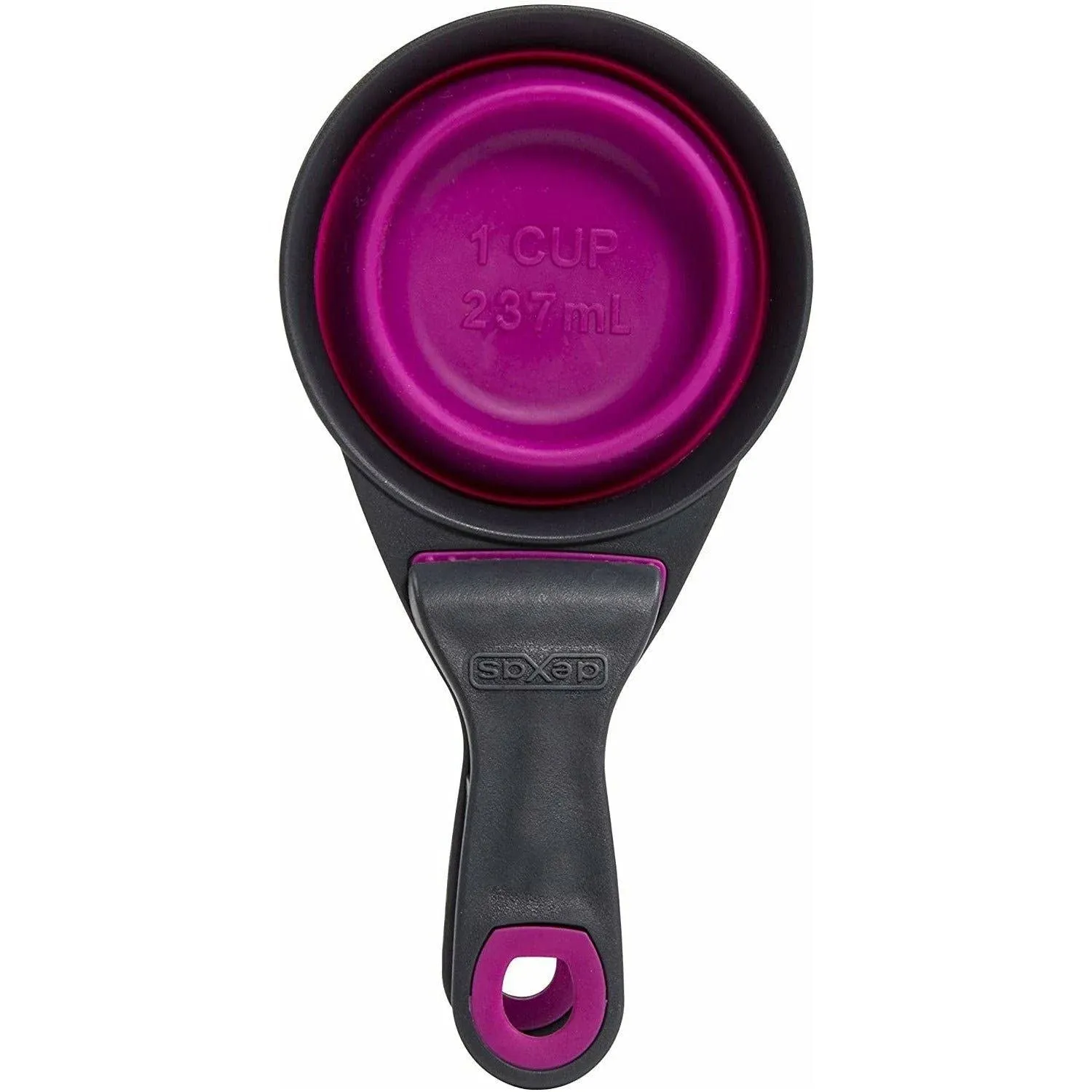 Dexas 1 Cup Collapsible Klipscoop-Fuchsia