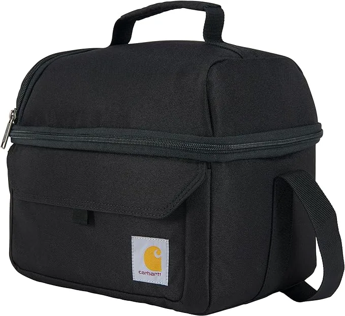 Carhartt Insulated 12 Can Two Compartment Lunch Cooler - Black