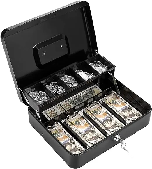 Xy-firestar Cash Box with Money Tray