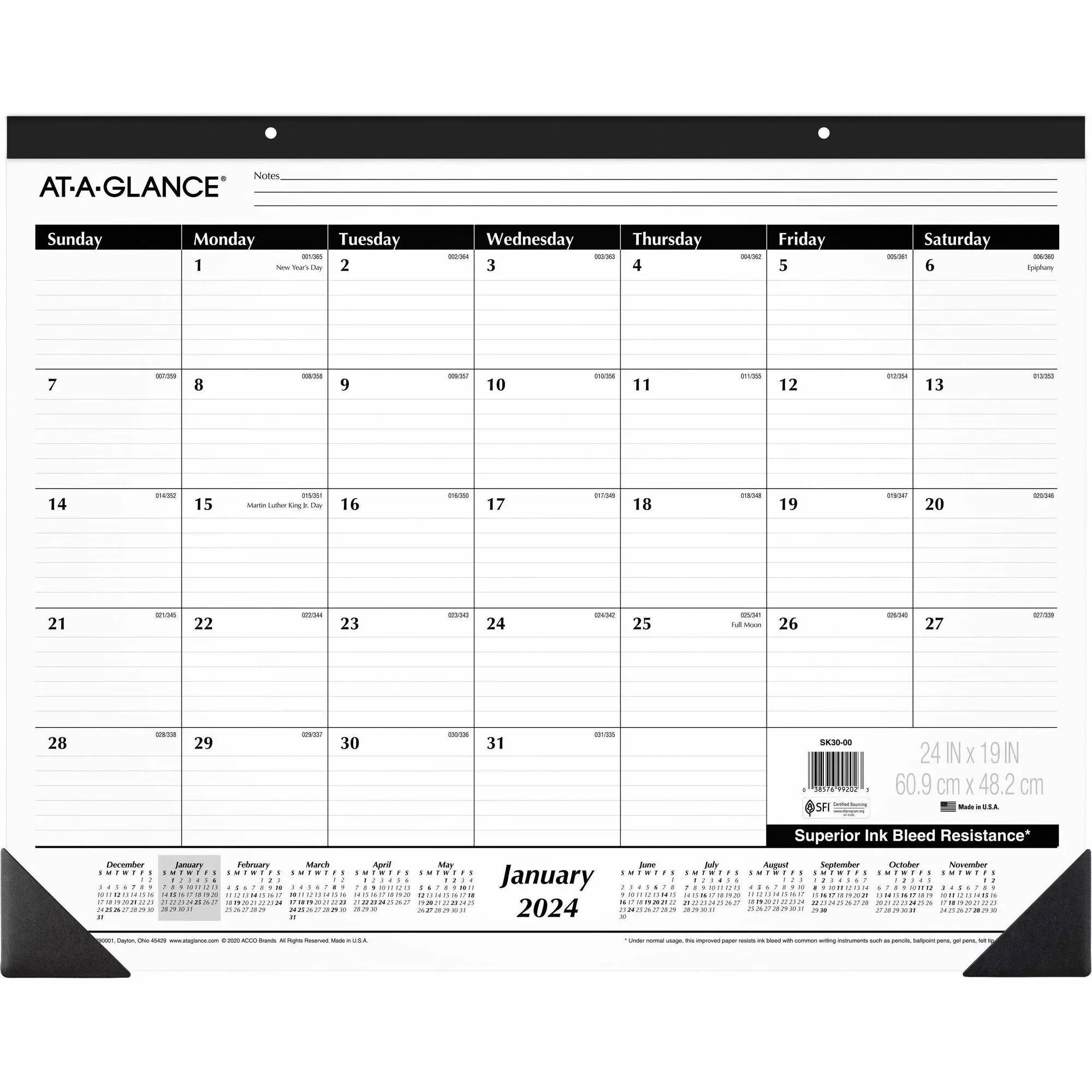 At-A-Glance Monthly Desk Pad